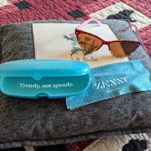 Zenni Cat Eye Glasses Frames Case BEAUTIFUL